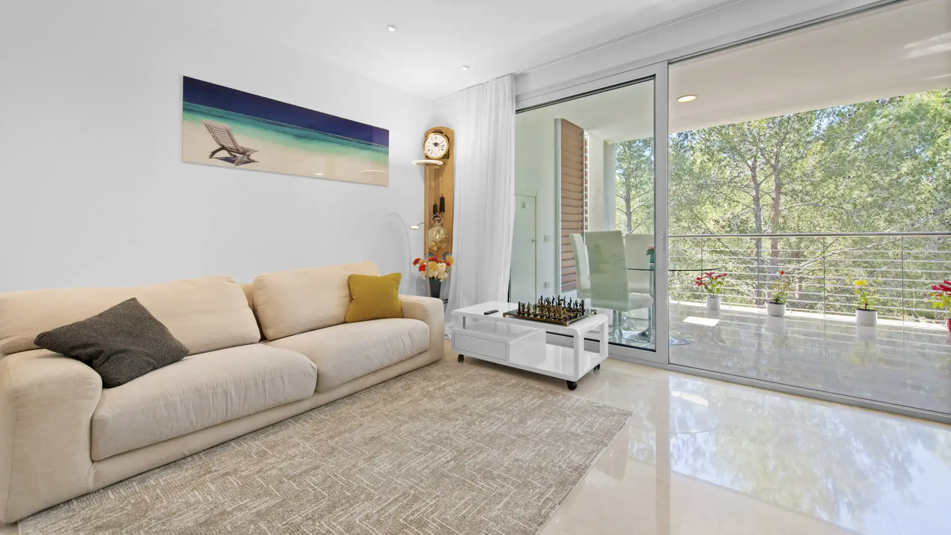 Sala de estar de Ático en venta en Calvià con Aire acondicionado, Calefacción y Terraza