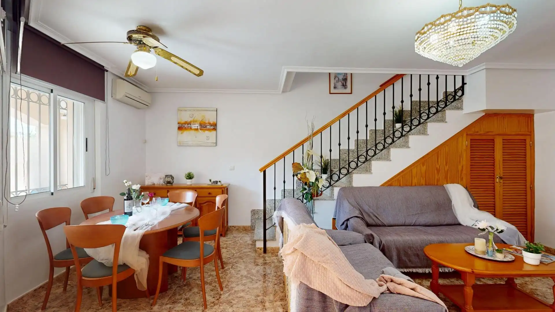 Sala de estar de Casa o chalet en venta en Los Alcázares con Aire acondicionado, Calefacción y Jardín privado