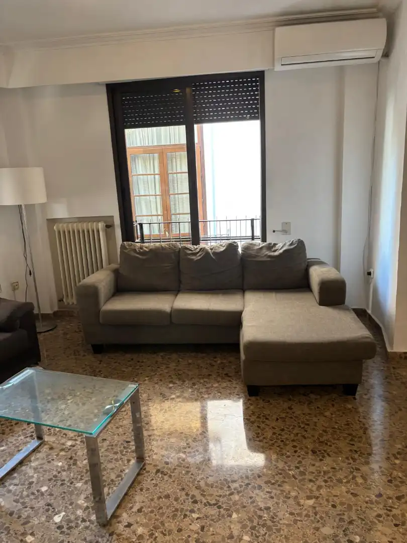 Wohnzimmer von Wohnung zur Miete in Valencia mit Klimaanlage, Heizung und Möbliert