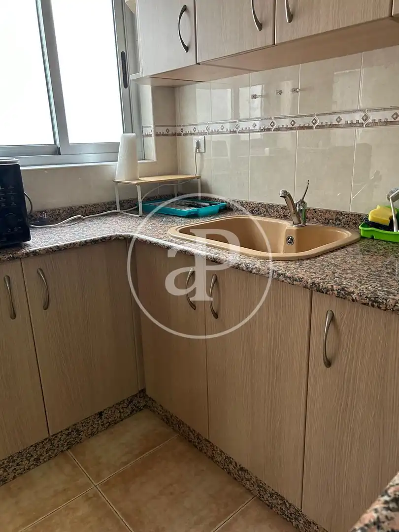 Cocina de Piso de alquiler en Valencia con Aire acondicionado, Calefacción y Amueblado