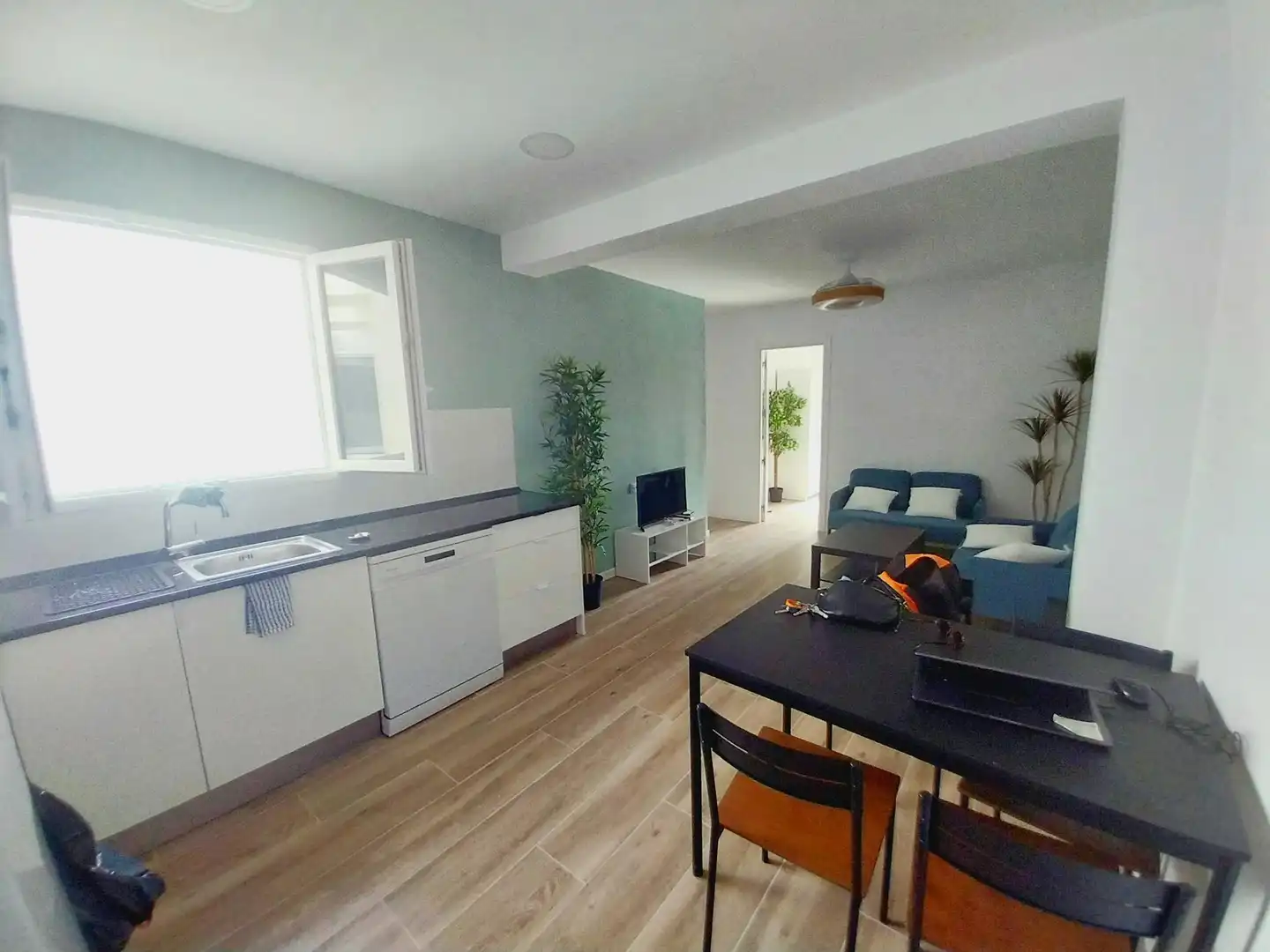 Living room of Flat for share in Valencia  with Heating, Furnished and Washing machine