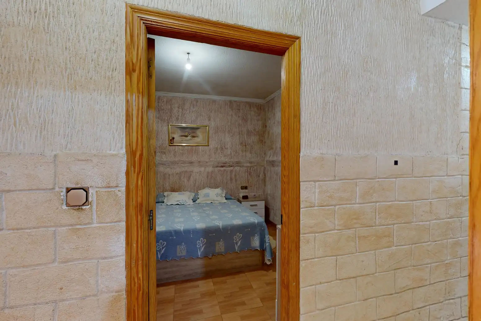 Dormitori de Casa adosada en venda en Cartagena amb Aire condicionat i Jardí privat