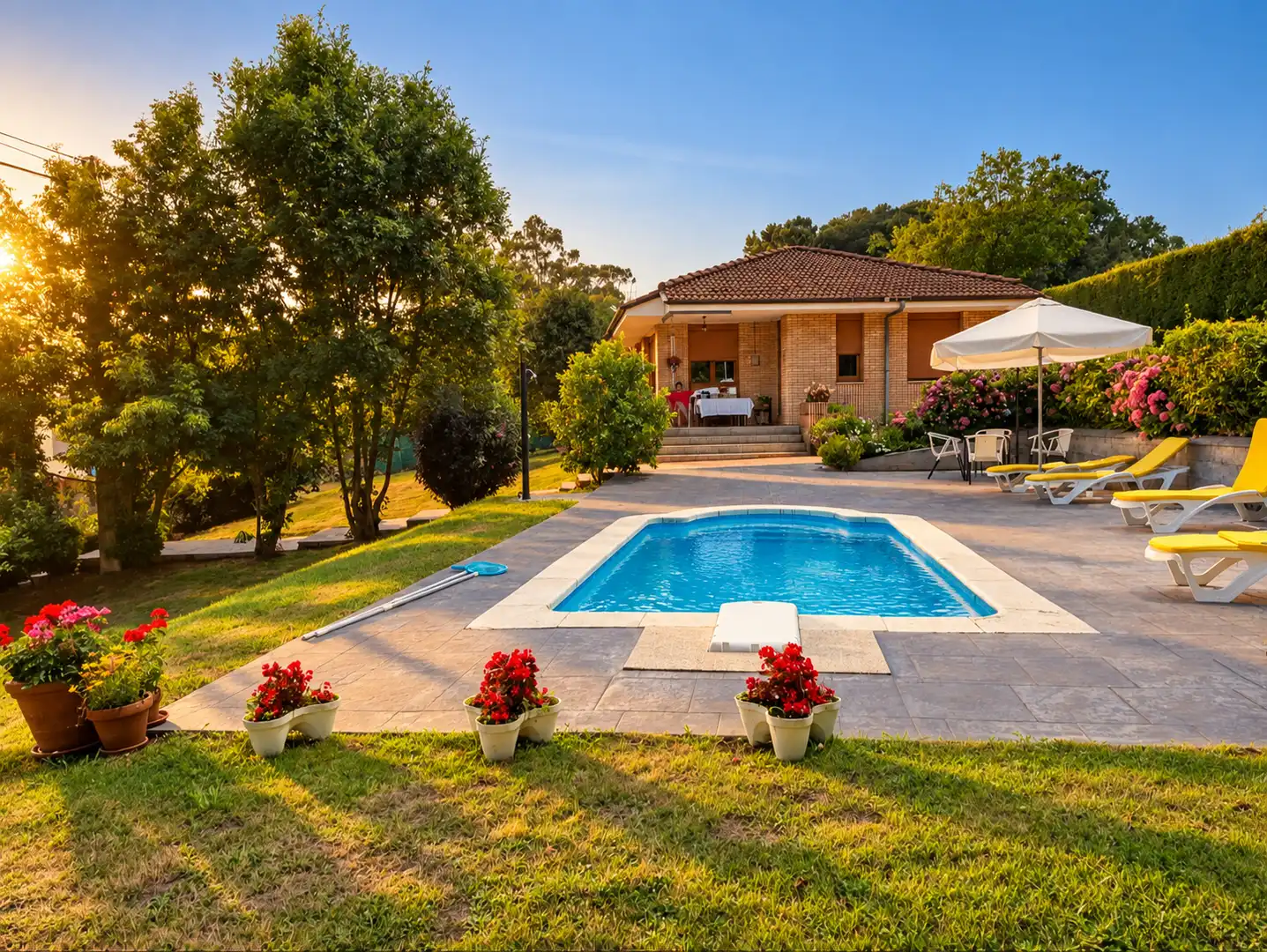 Villa con piscina in affitto a Villaescusa (Cantabria)