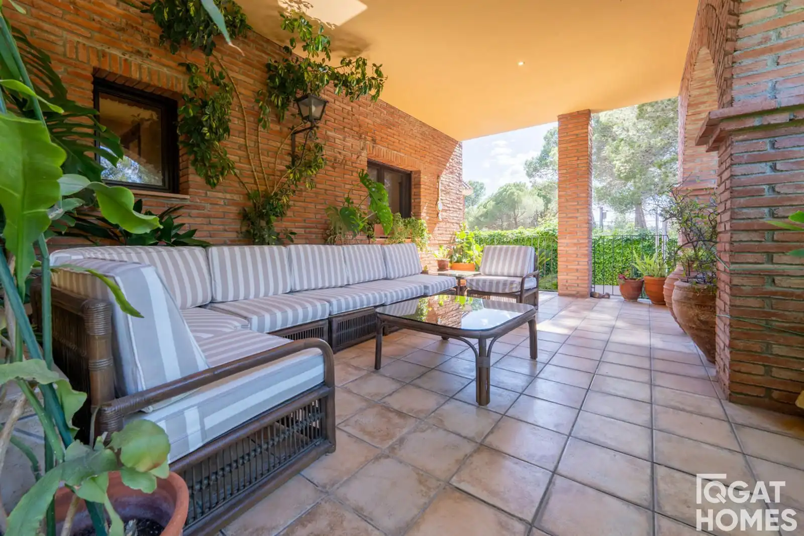 Terraza de Casa o chalet de alquiler en Sant Cugat del Vallès con Aire acondicionado, Calefacción y Jardín privado