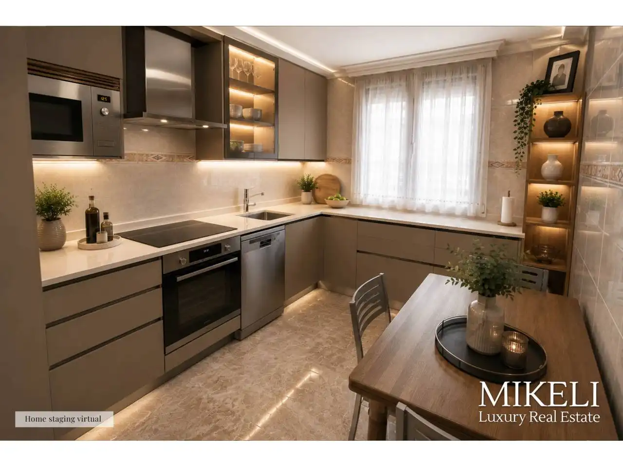 Cocina de Casa o chalet en venta en Santander con Calefacción y Terraza