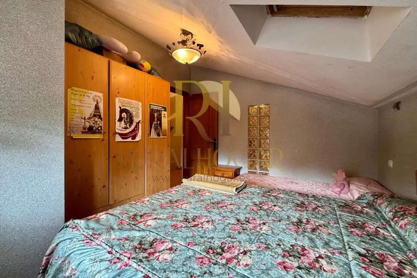 Bedroom of Houses for sale in Molina de Aragón  with Private garden, Parquet flooring and Storage room