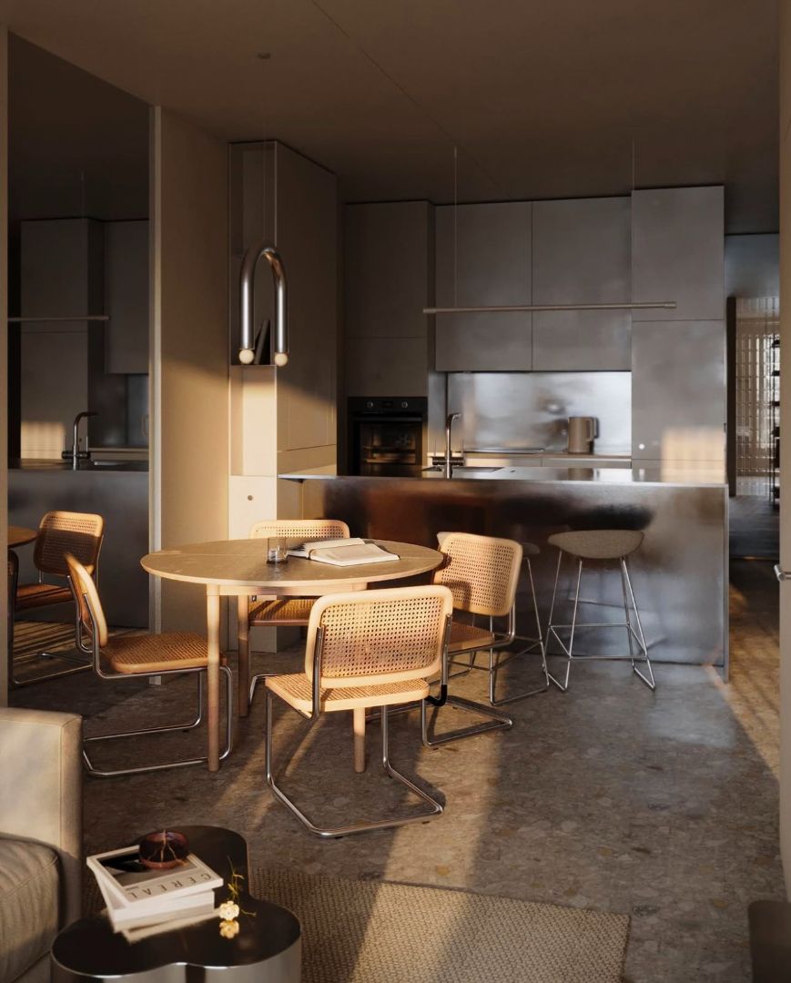 Cuina de Apartament de lloguer en  Madrid Capital amb Aire condicionat, Calefacció i Moblat