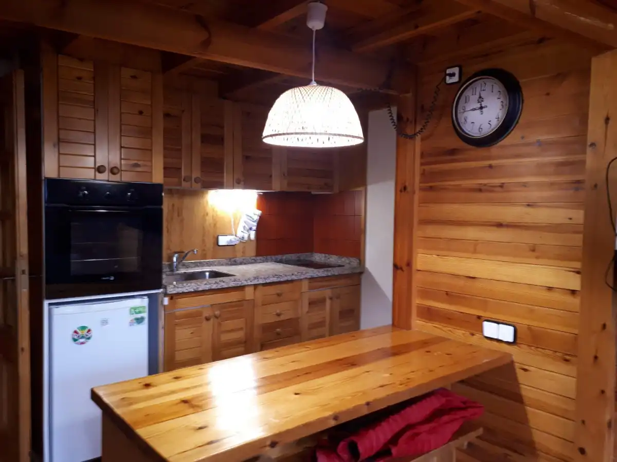 Cocina de Piso de alquiler en Canillo con Calefacción, Parquet y Amueblado