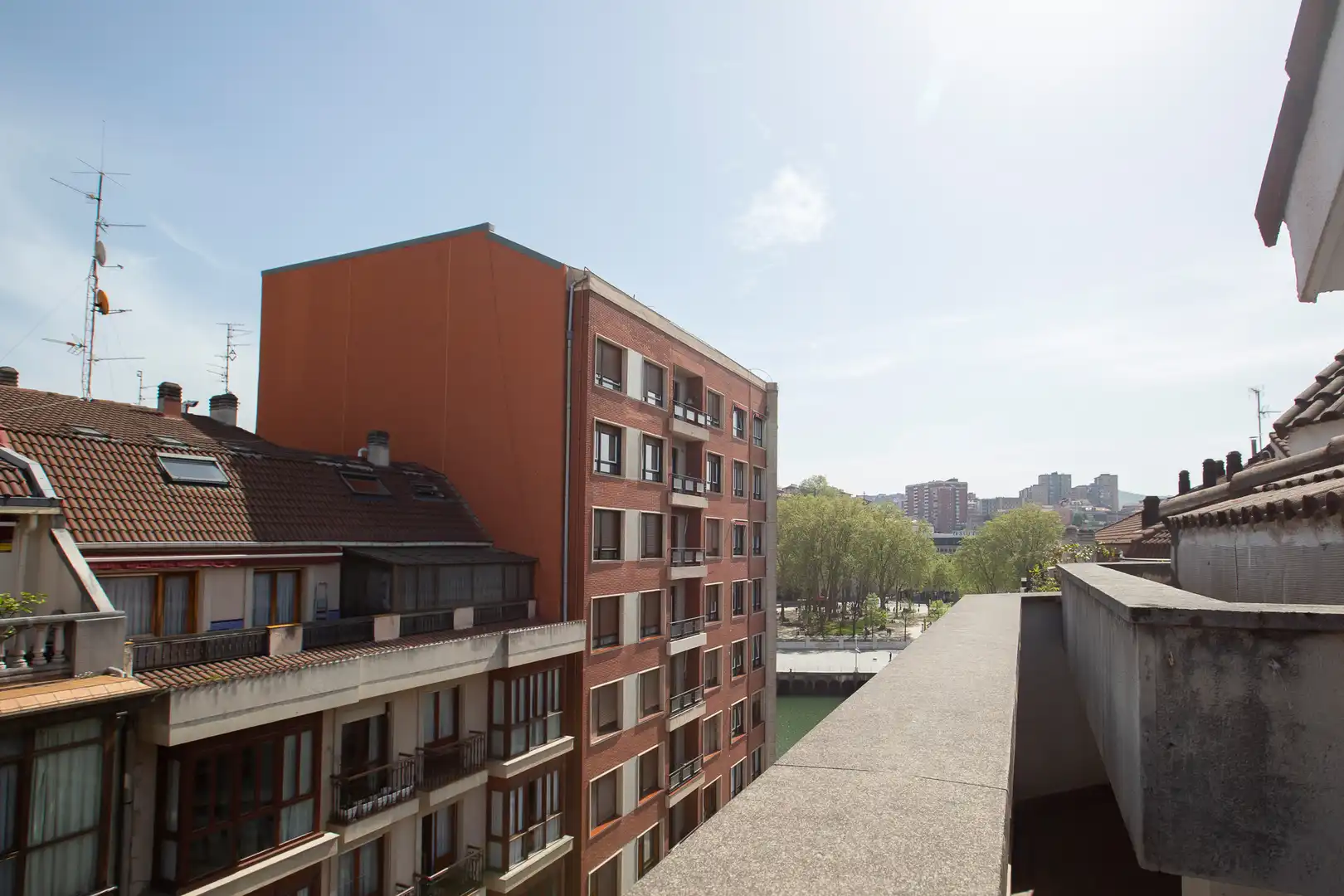 Exterior view of Flat for sale in Bilbao   with Air Conditioner, Heating and Parquet flooring