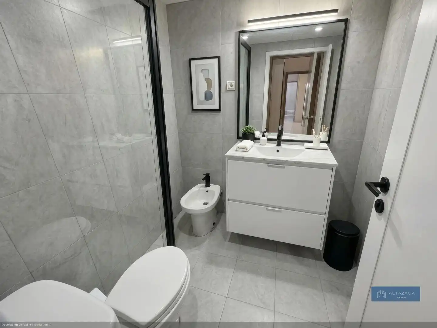 Badezimmer von Wohnung zum Verkauf in San Sebastián de los Reyes mit Klimaanlage, Terrasse und Alarm