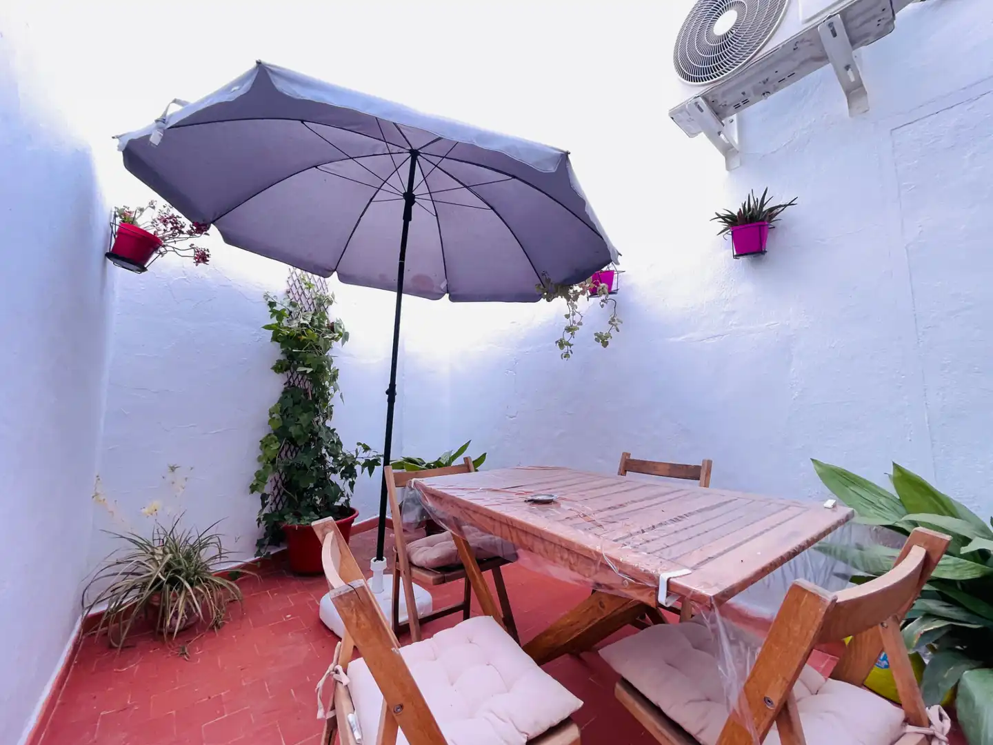 Terrace of Flat for sale in La Guardia  with Air Conditioner, Heating and Furnished