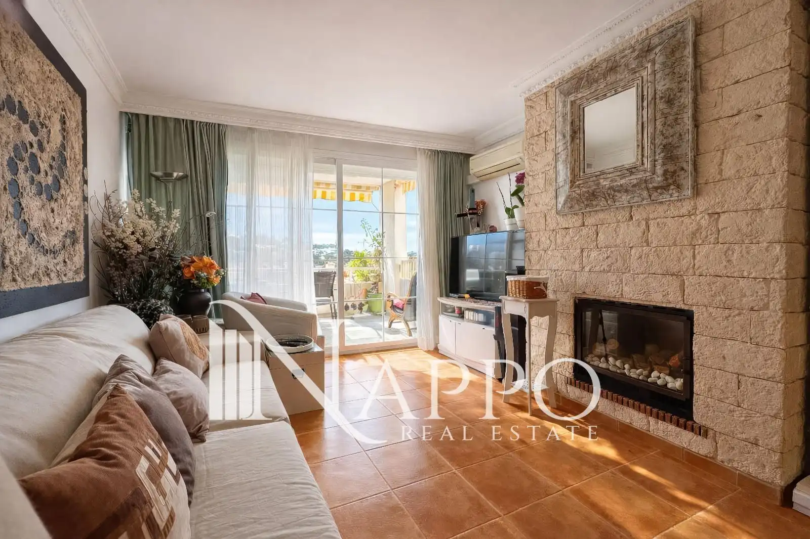 Sala de estar de Piso en venta en Calvià con Aire acondicionado, Calefacción y Terraza
