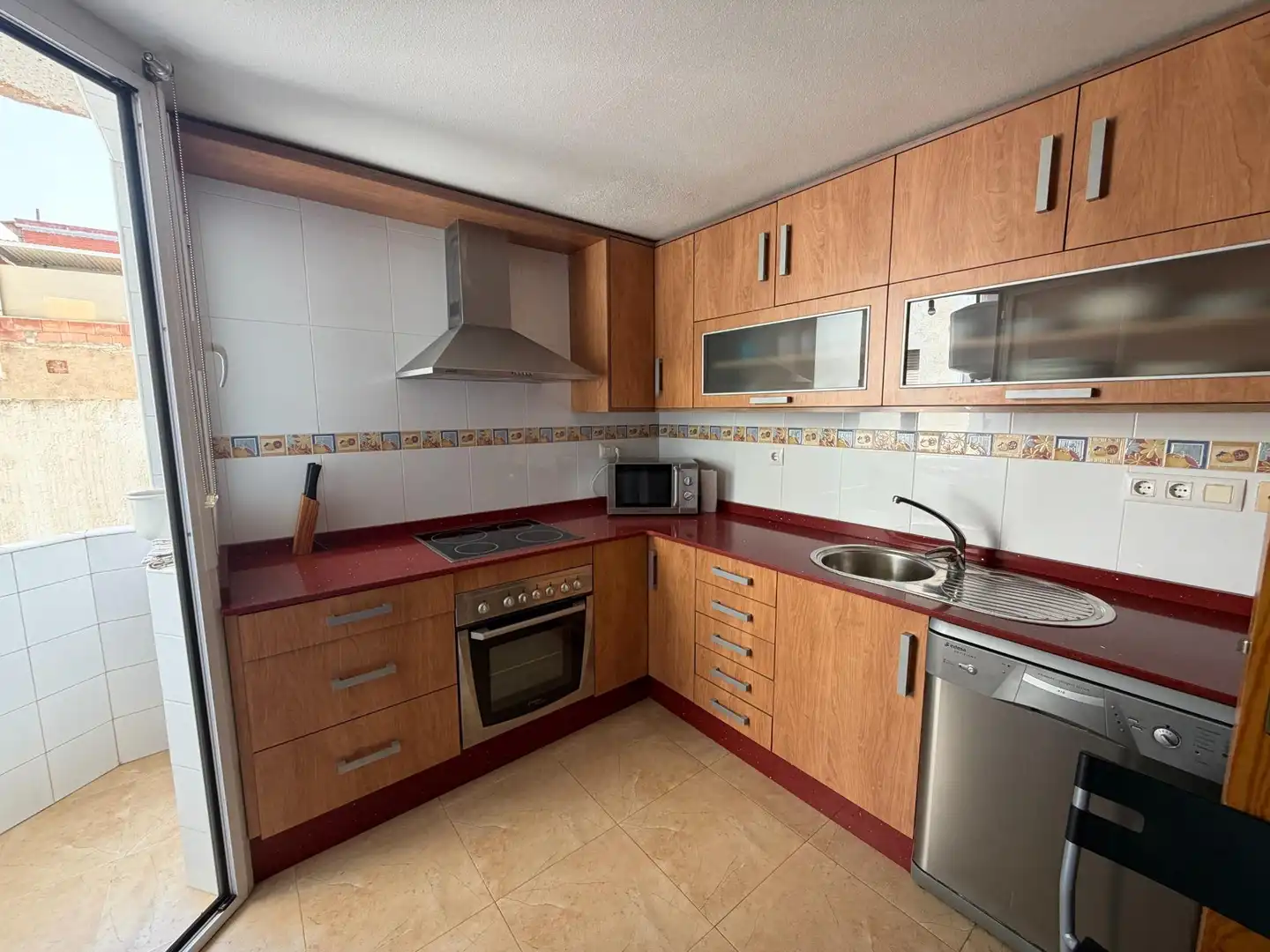 Kitchen of Flat for sale in Águilas  with Air Conditioner and Furnished
