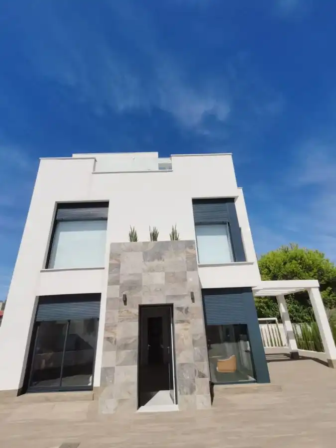 Exterior view of Houses for sale in San Bartolomé  with Private garden, Swimming Pool and Community pool