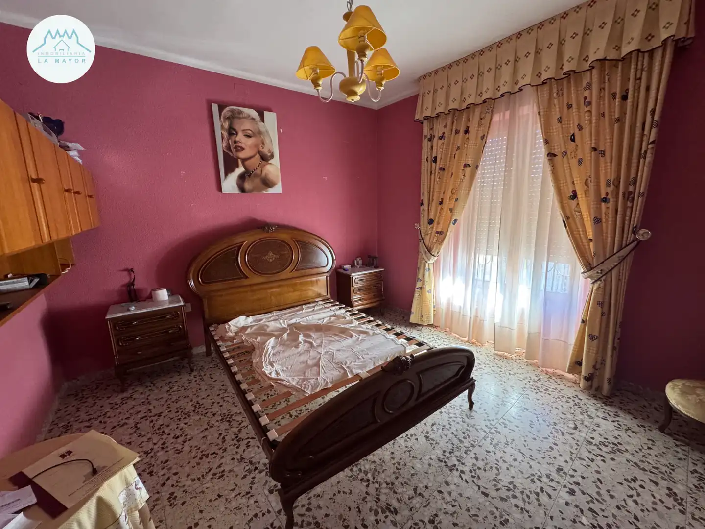 Bedroom of Houses for sale in Carrión de Calatrava  with Air Conditioner, Terrace and Furnished