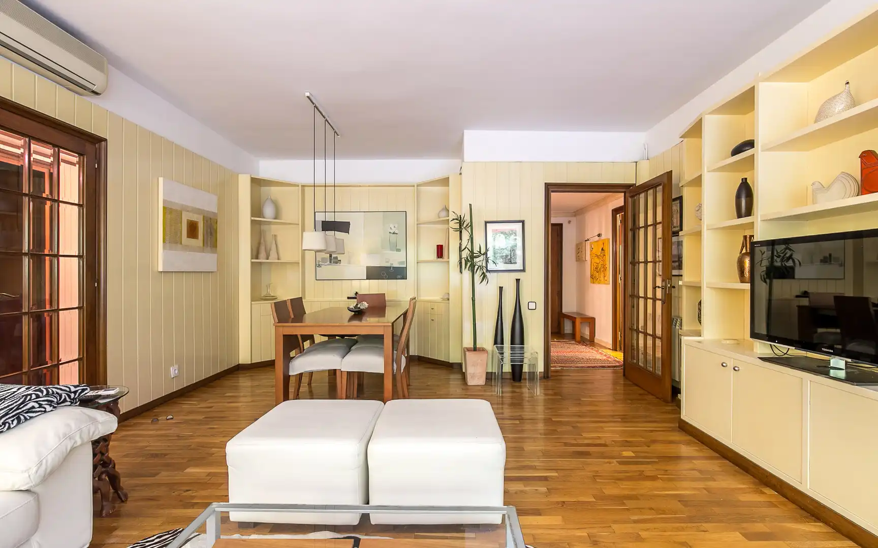 Living room of Flat for rent in Barcelona  with Air Conditioner, Heating and Terrace