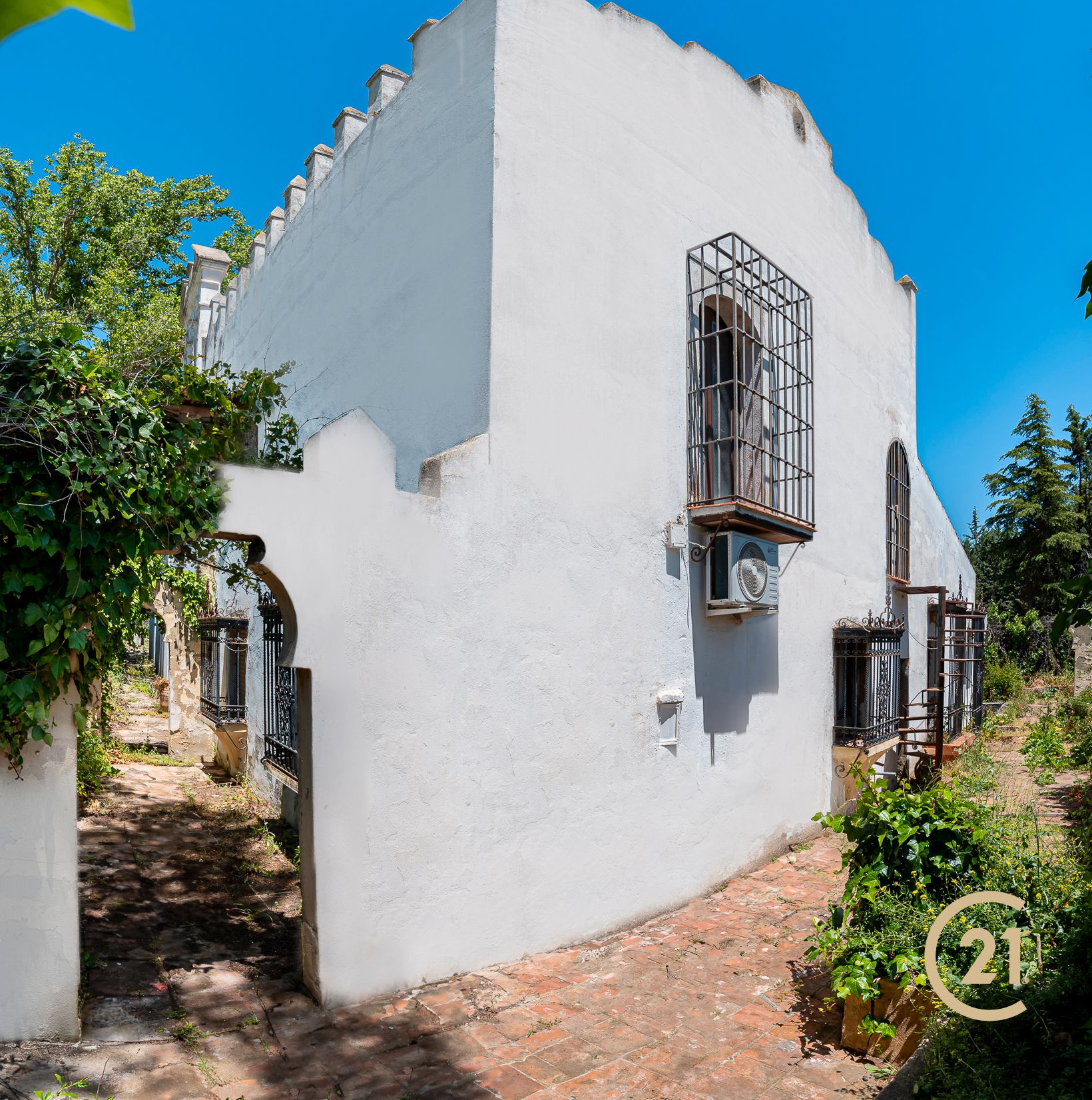 Exterior view of Country house for sale in Ronda  with Private garden, Terrace and Swimming Pool