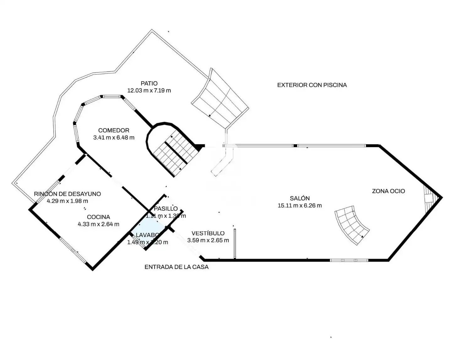 Haus mit Pool zum Verkauf in Osca 8, imagen 62