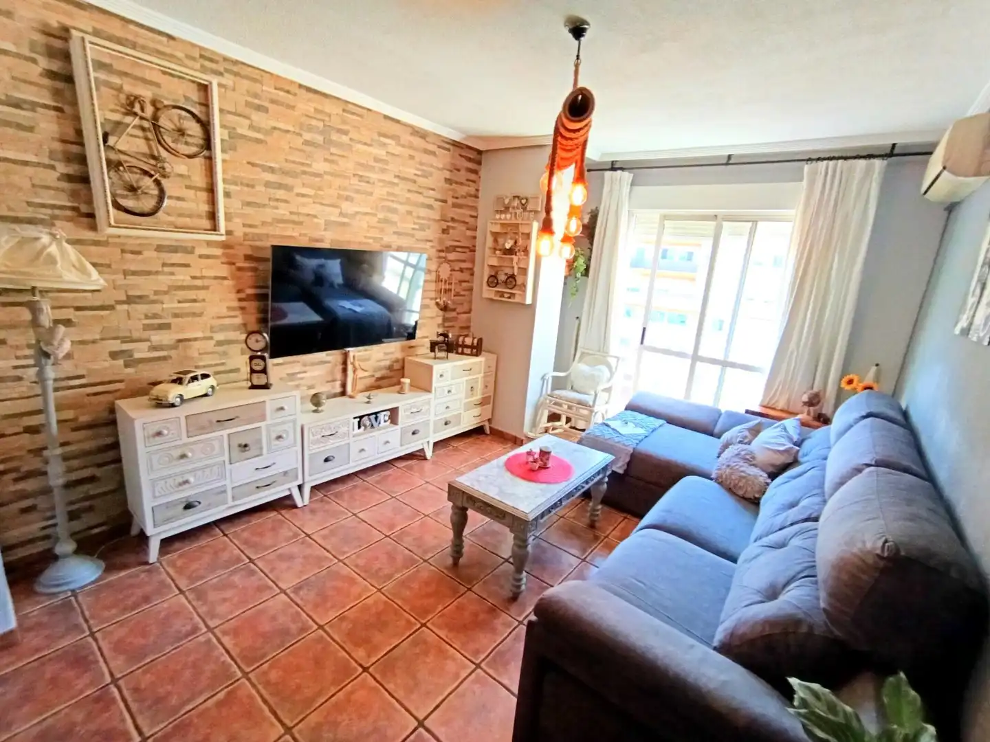 Living room of Flat for sale in Molina de Segura  with Air Conditioner and Heating