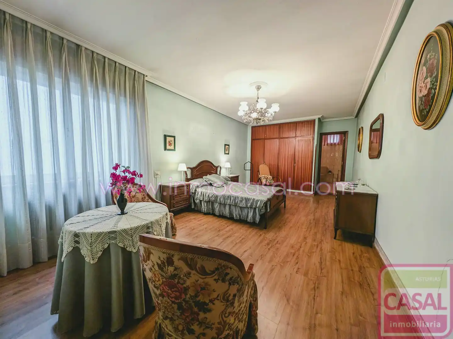 Bedroom of Flat for sale in Langreo  with Heating