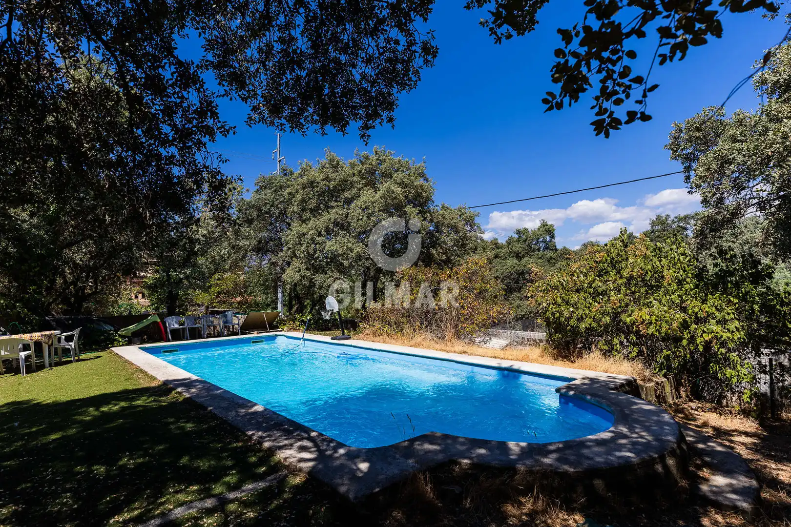Swimming pool of Houses for sale in El Escorial  with Heating, Private garden and Swimming Pool
