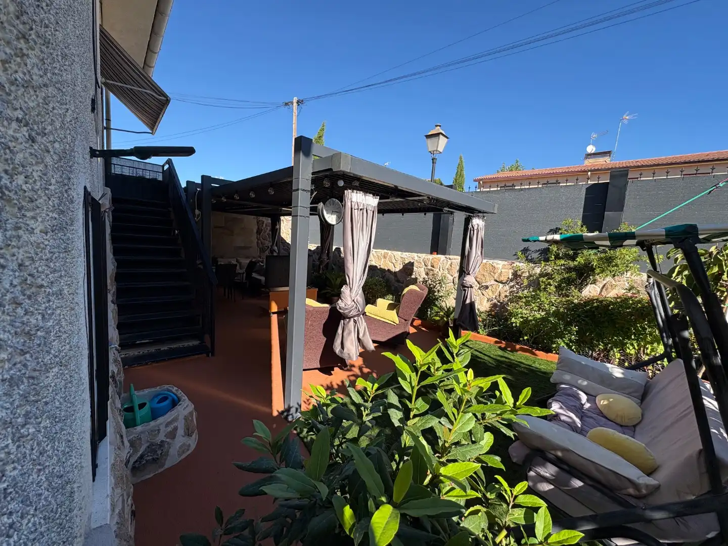 Terraza de Casa o chalet en venta en Navalagamella, Madrid