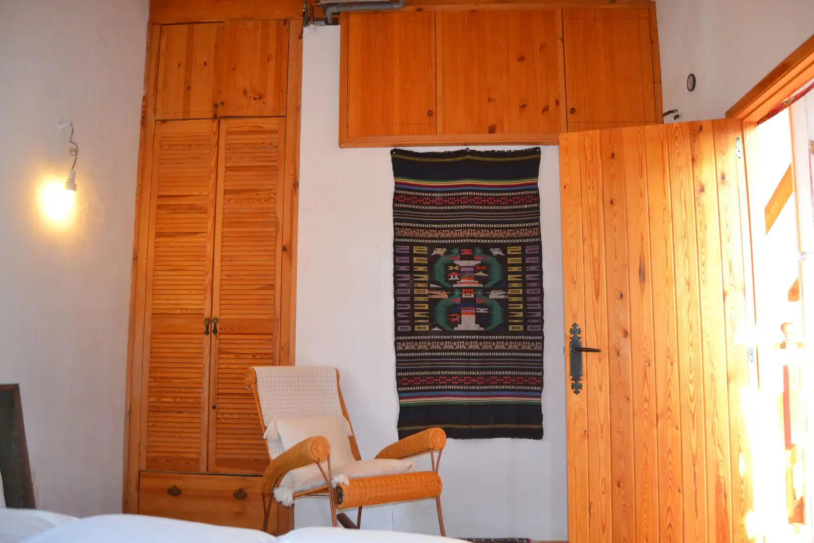 Schlafzimmer von Haus oder Chalet zum Verkauf in Aisa mit Heizung und Privatgarten