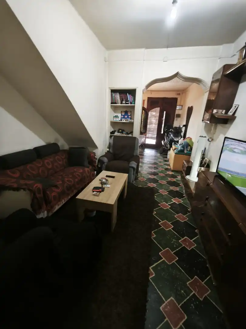 Sala d'estar de Casa adosada en venda en Gandia amb Calefacció, Terrassa i Forn