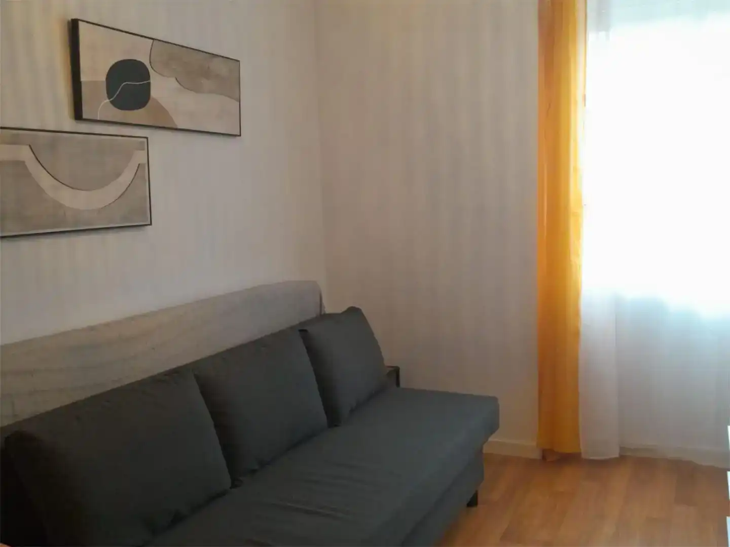Sala d'estar de Pis de lloguer en Málaga amb Aire condicionat, Parquet i Piscina
