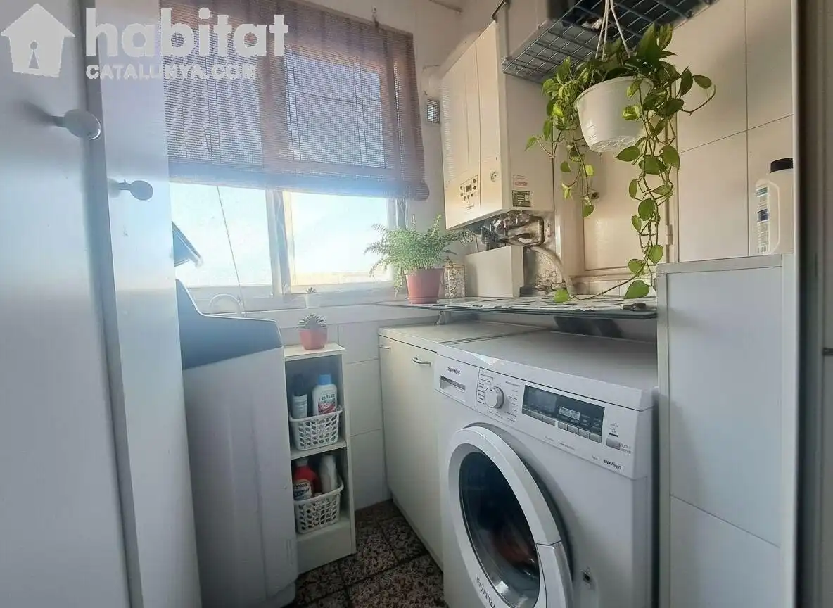 Kitchen of Flat for sale in Martorell  with Air Conditioner, Private garden and Storage room