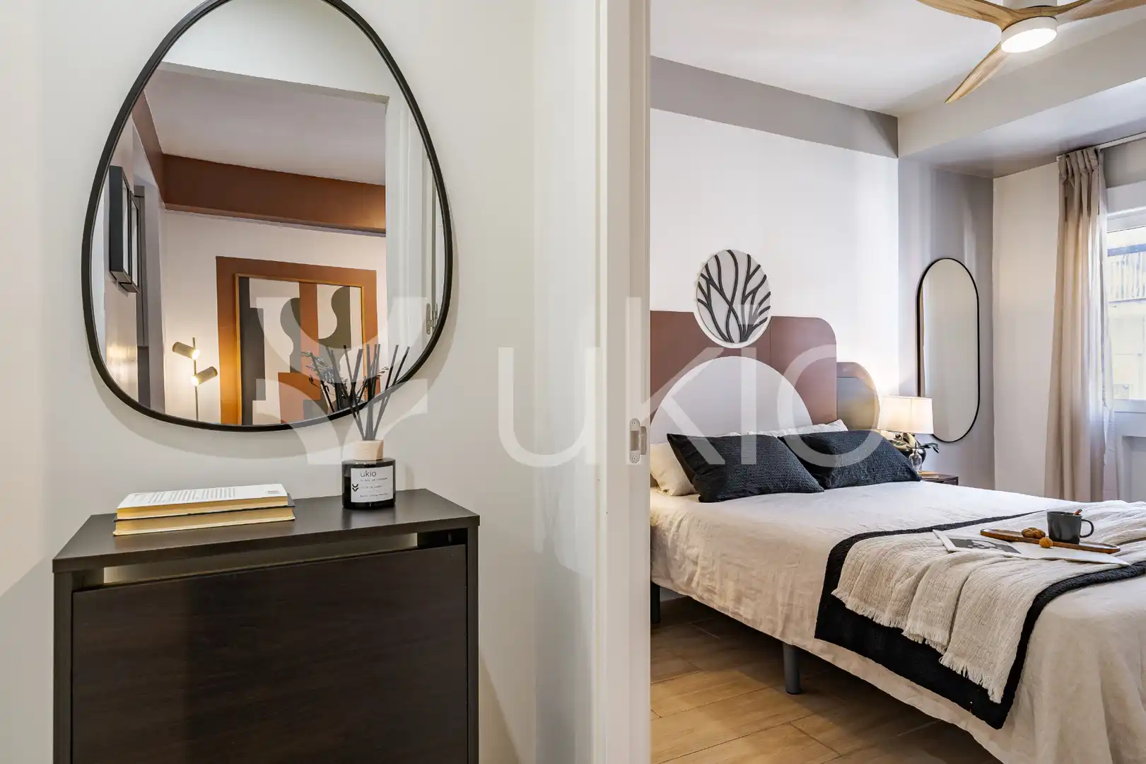 Bedroom of Apartments for rent in Madrid  with Air Conditioner, Heating and Furnished