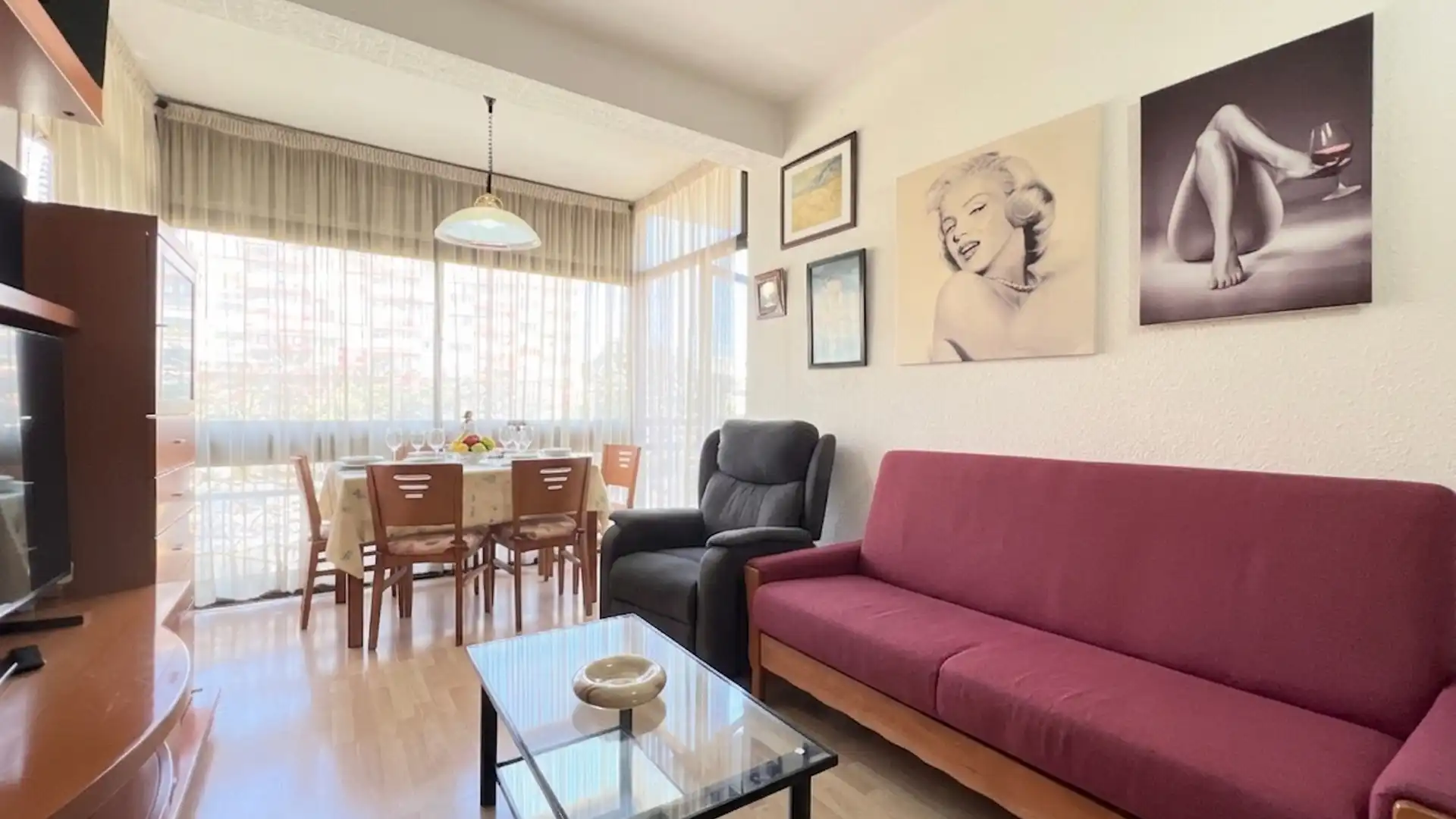 Sala d'estar de Pis en venda en  Barcelona Capital amb Calefacció i Balcó