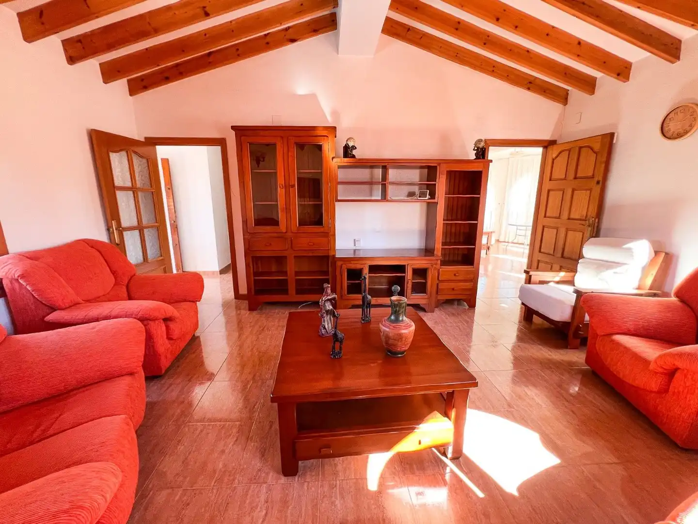 Sala d'estar de Casa adosada en venda en Torrevieja amb Calefacció, Jardí privat i Terrassa