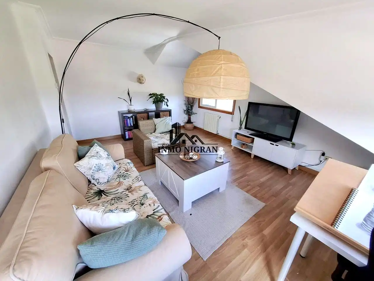 Sala de estar de Casa o chalet en venta en Baiona con Calefacción y Balcón