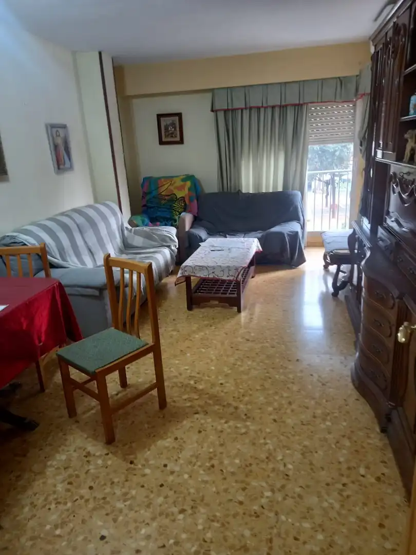 Sala d'estar de Pis en venda en  Valencia Capital amb Terrassa