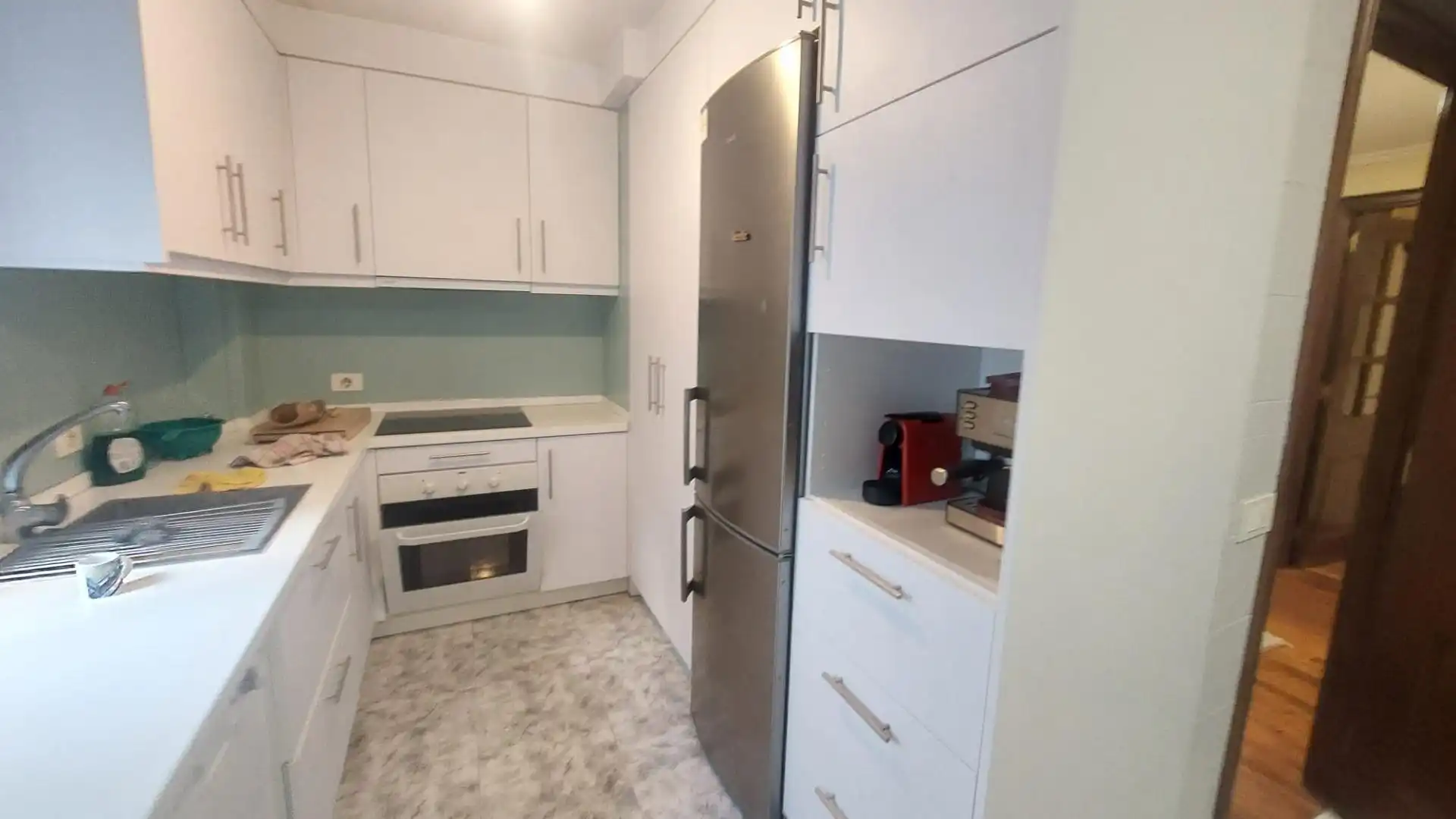 Kitchen of Flat for sale in Vigo   with Heating, Parquet flooring and Storage room