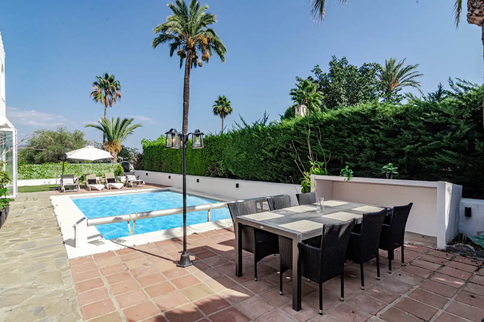 Jardí de Casa o xalet de lloguer en Marbella amb Aire condicionat, Jardí privat i Parquet