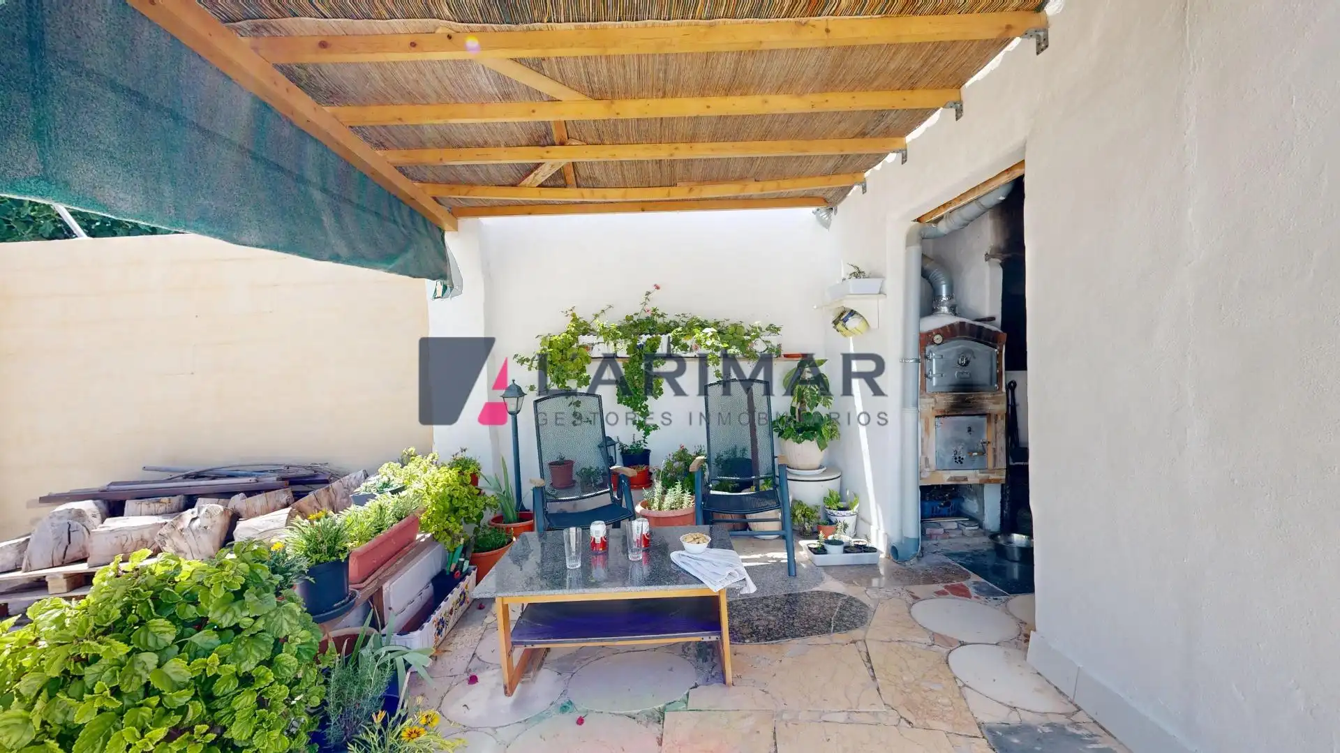 Terrassa de Casa o xalet en venda en Aspe amb Aire condicionat, Calefacció i Jardí privat