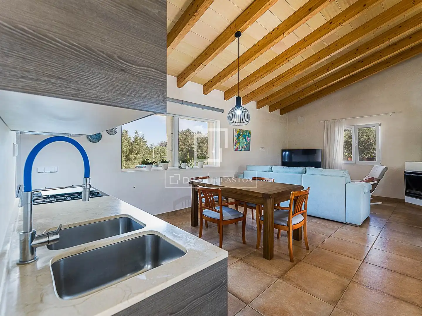 Cocina de Finca rústica en venta en Manacor con Aire acondicionado, Calefacción y Jardín privado