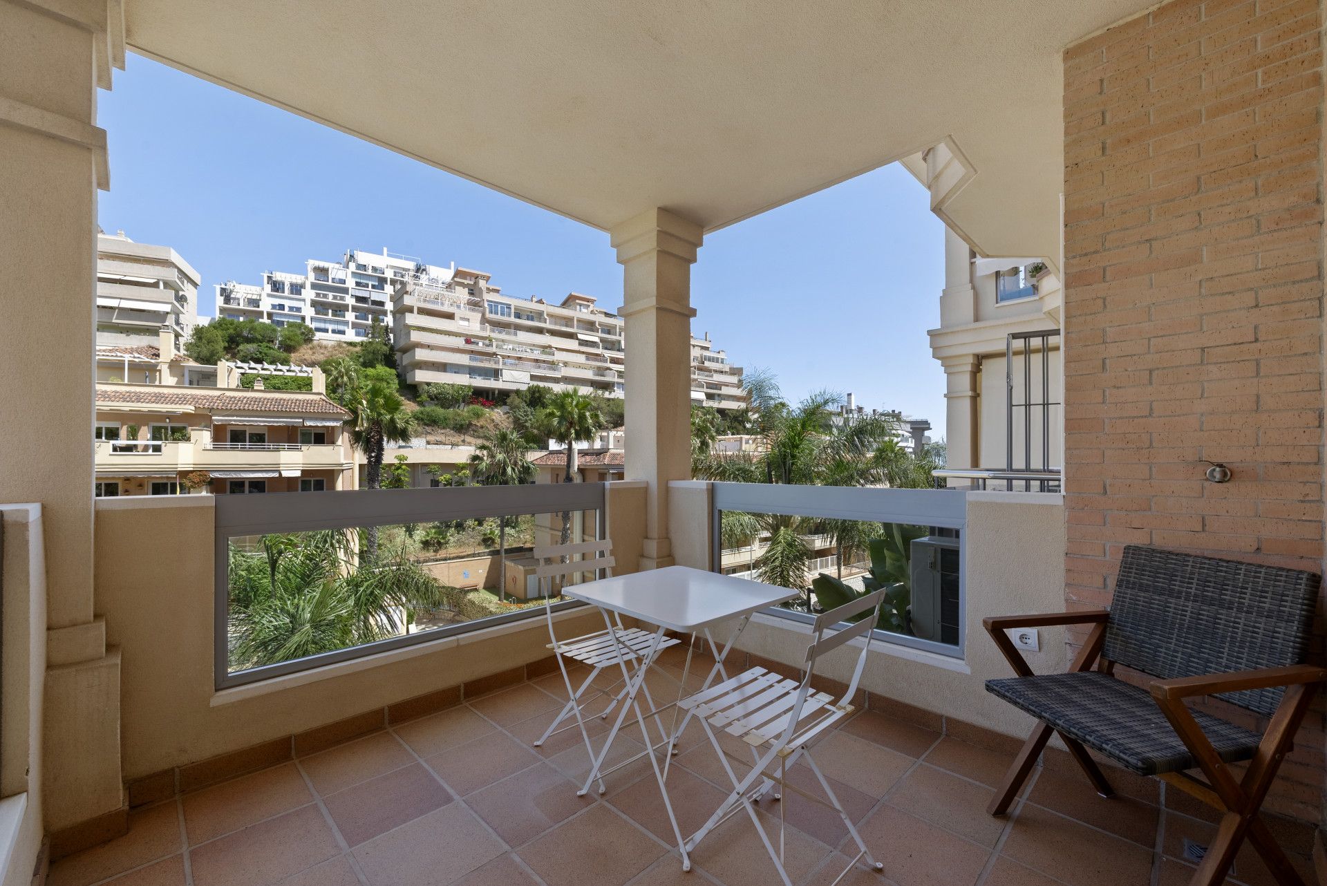 Terrace of Single-family semi-detached for sale in Benalmádena  with Air Conditioner, Terrace and Swimming Pool