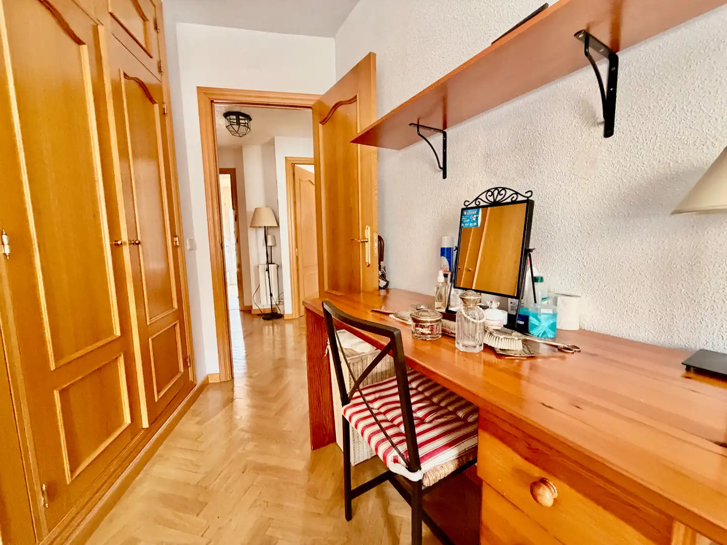 Bedroom of Flat for sale in Madrid  with Air Conditioner, Heating and Parquet flooring