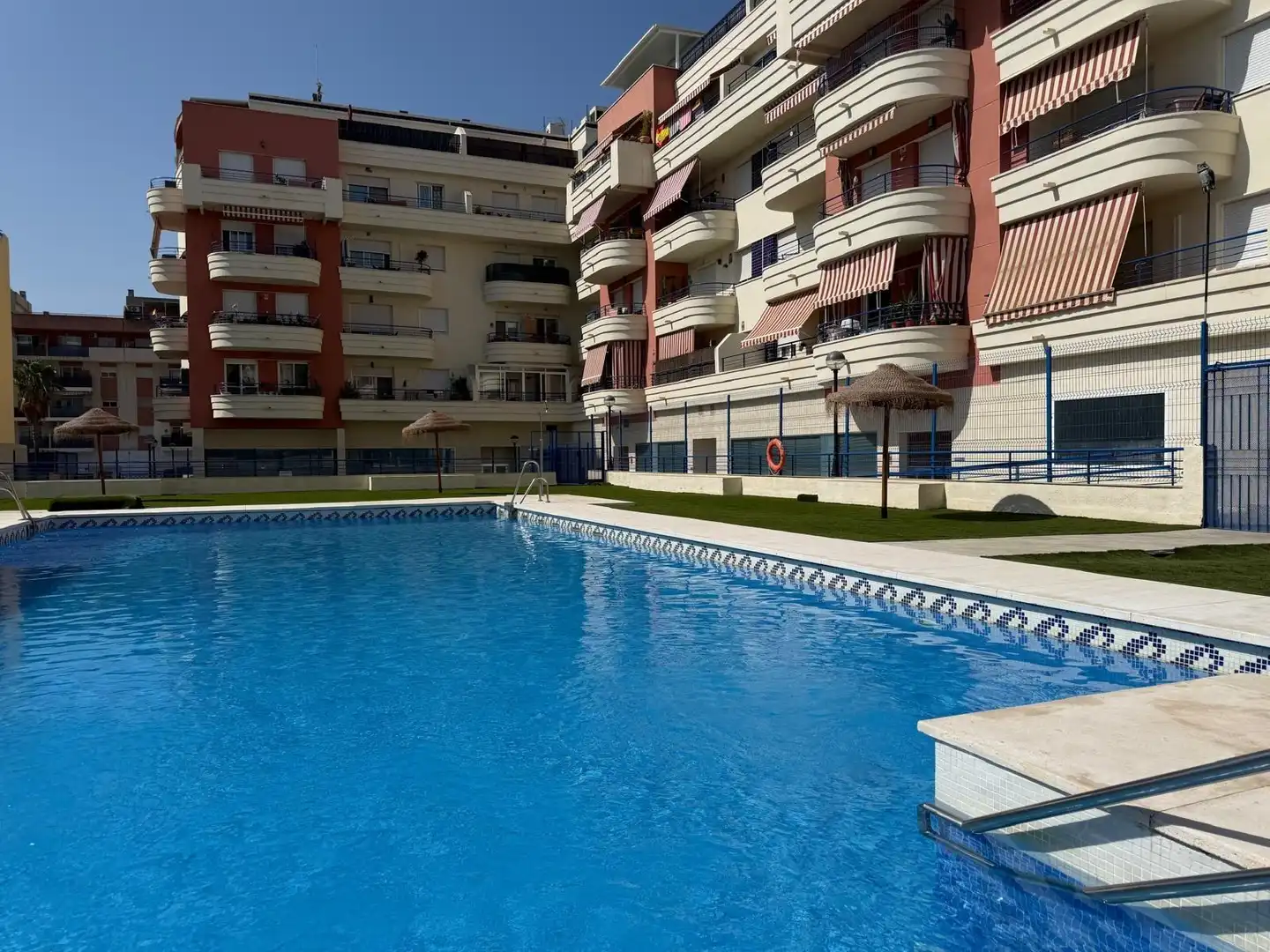 Swimming pool of Apartments for sale in Mijas  with Private garden, Furnished and Community pool