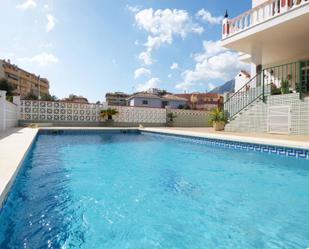 Swimming pool of House or chalet for sale in Marbella  with Air Conditioner, Terrace and Swimming Pool