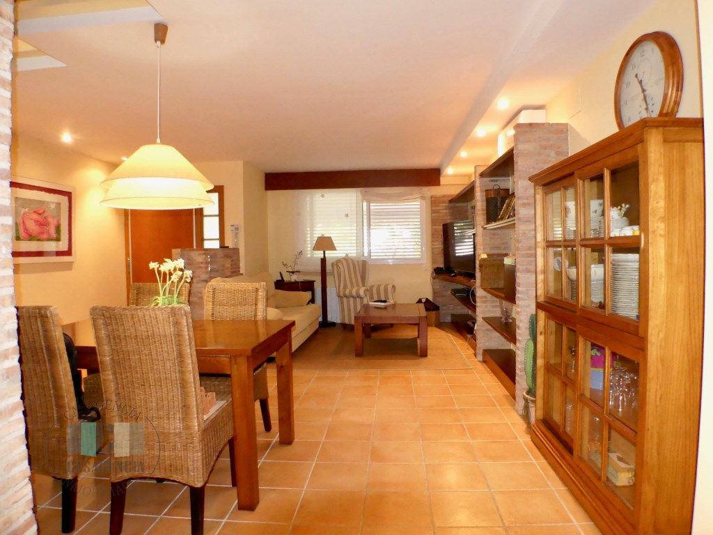 Living room of House or chalet to rent in Benicasim / Benicàssim  with Air Conditioner, Private garden and Terrace