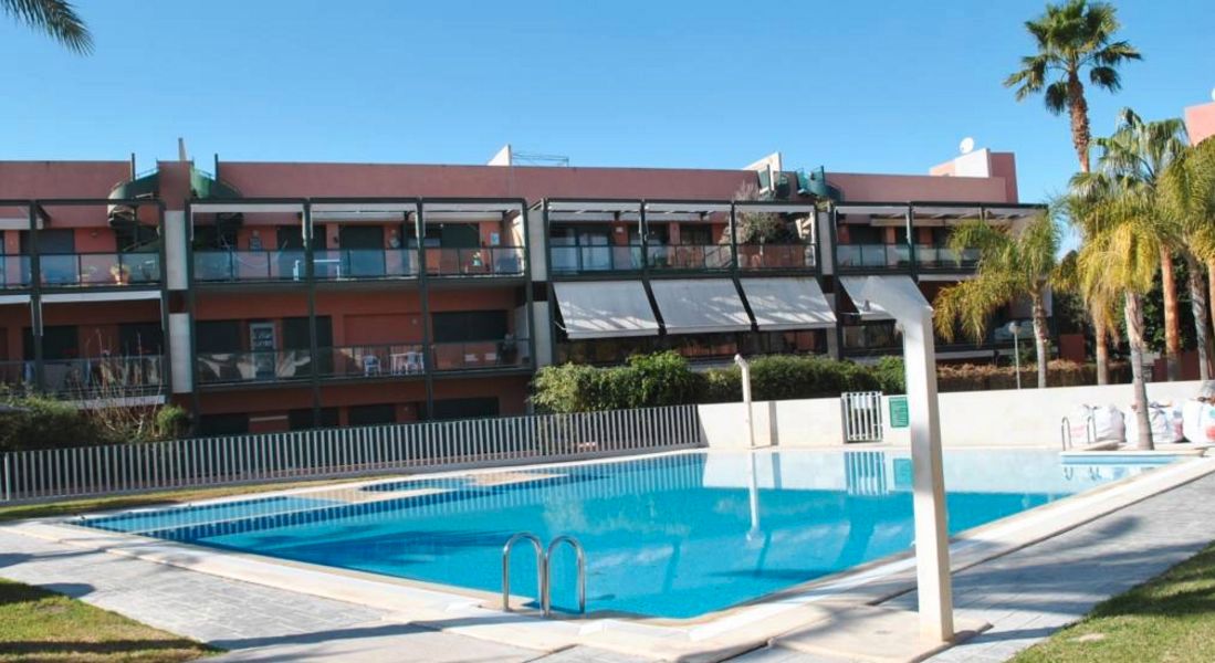 Swimming pool of Single-family semi-detached to rent in Alicante / Alacant  with Air Conditioner, Heating and Alarm