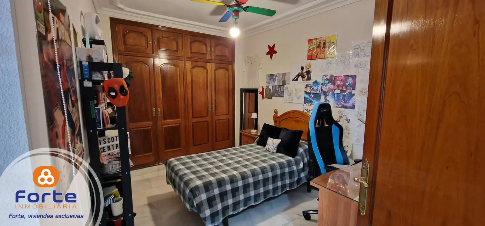 Bedroom of Flat for sale in Córdoba  with Air Conditioner