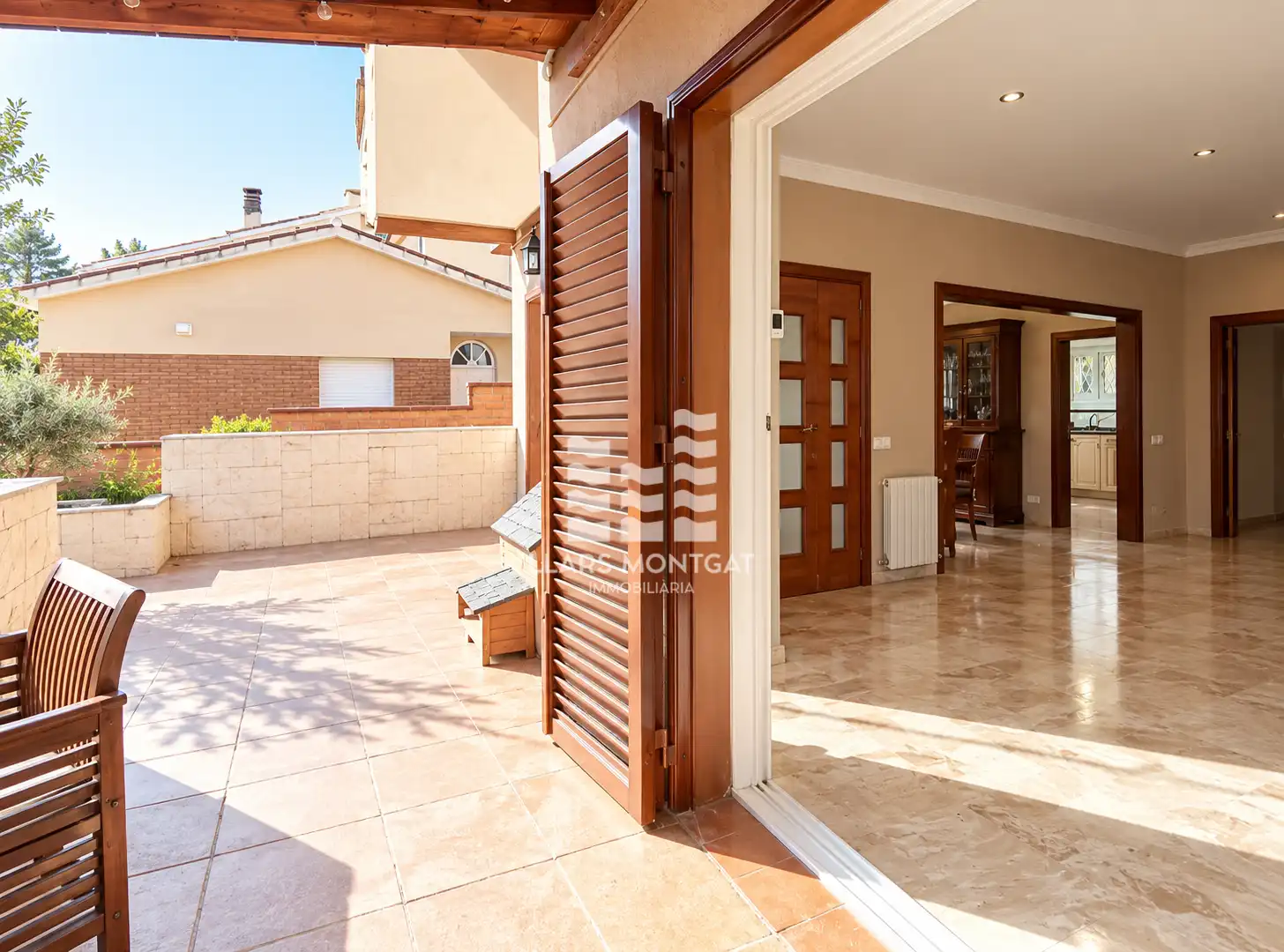Terrassa de Casa o xalet en venda en Tiana amb Aire condicionat, Calefacció i Jardí privat
