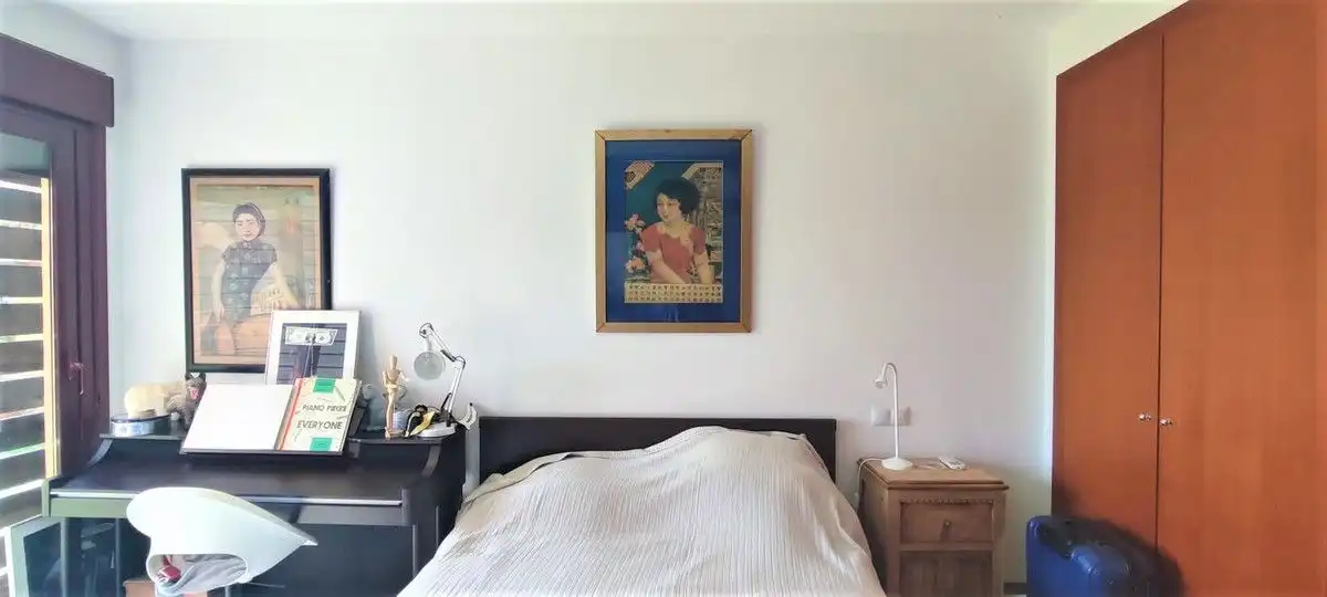 Schlafzimmer von Haus oder Chalet zum Verkauf in Benahavís mit Klimaanlage, Heizung und Privatgarten