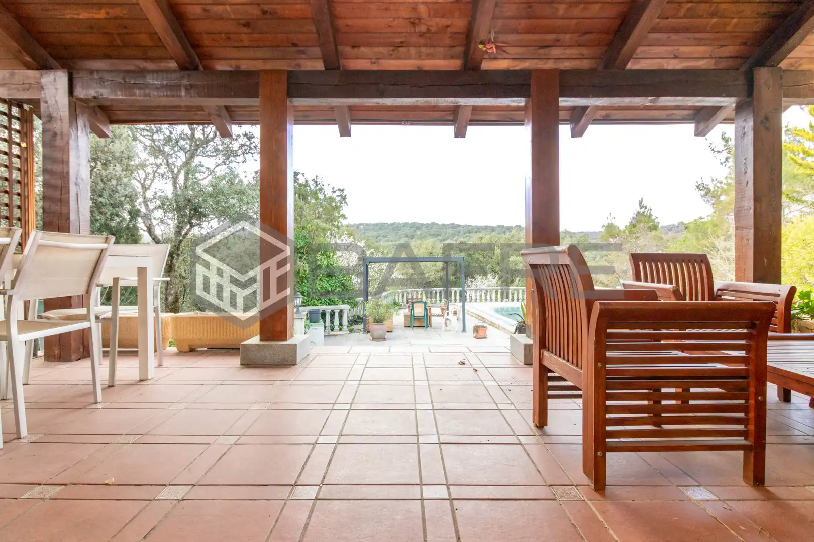 Terraza de Casa o chalet en venta en Navalagamella con Calefacción, Jardín privado y Terraza