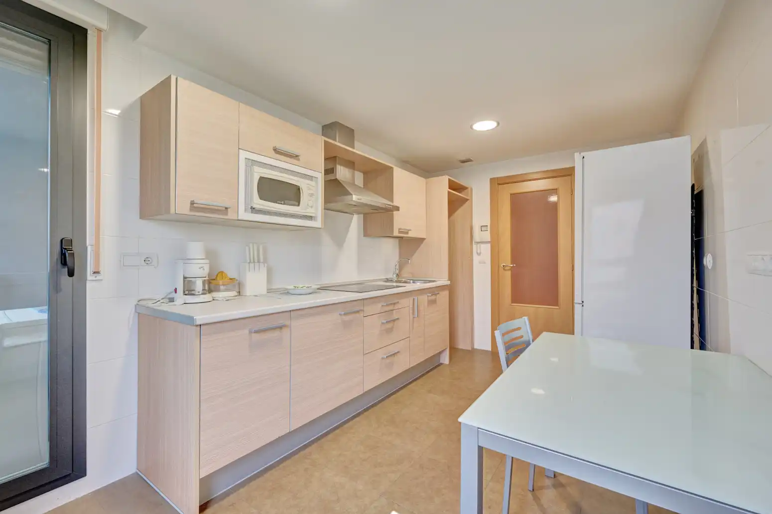 Kitchen of Flat for sale in  Pamplona / Iruña  with Heating, Private garden and Parquet flooring